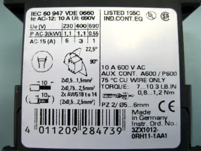 USED Siemens 3RH1131-1JB40