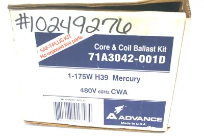 NEW ADVANCE 71A3042-001D CORE & BALLAST KIT 71A3042001D
