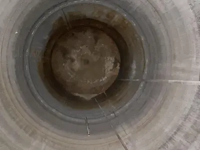 Used USED 10,000 GALLON STAINLESS STEEL VERTICAL TANK _UNKNOWN_ Vertical Single Wall Tanks North Carolina US | DH Griffin Used Equipment #1383731