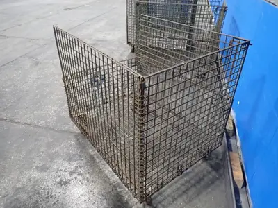 46" X 36" X 36" Collapsible Wire Basket