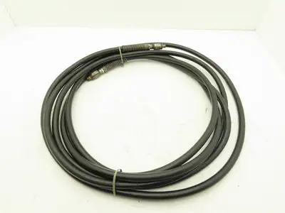 Anchor SAE100R2A 2-Wire 5000psi Hydraulic Hose with 1/4" Coupling Both Ends 26'