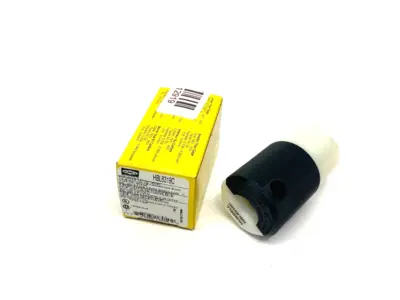 USED HUBBELL INSULGRIP HOSPITAL GRADE OUTLET RECEPTACLE BODY 2-POLE 3-WIRE