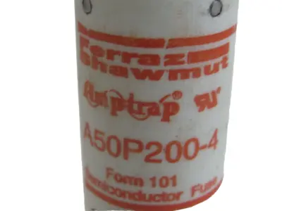 NEW LOT OF 2 FERRAZ SHAWMUT A50P200-4 FUSES A50P2004