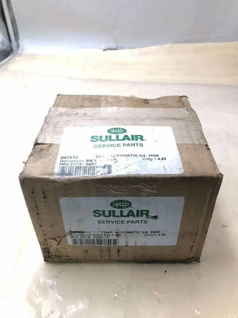 Sullair 042034 3/4″ Automatic Moisture Condensate Trap 6″ X 6″ X 4″ -NIB