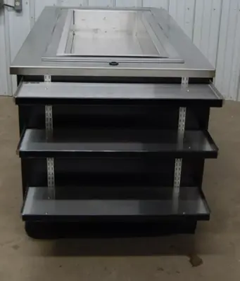 142-1179 IRP 63 Inch Grab & Go Cold Well Merchandiser-Self Contained