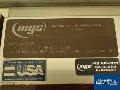 USED MGS MGS Extended Capacity Outsert Module, Model ECOM