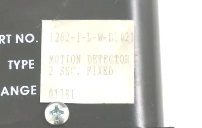 ISSC 1262-1-L-W-B1 MOTION DETECTOR MODULE 12621LWB1, 1262