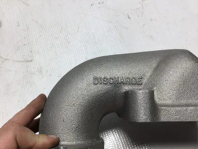 Unbranded 312-013-156 Elbow Outlet Discharge Aluminum fits Sandpiper (Set of 2)