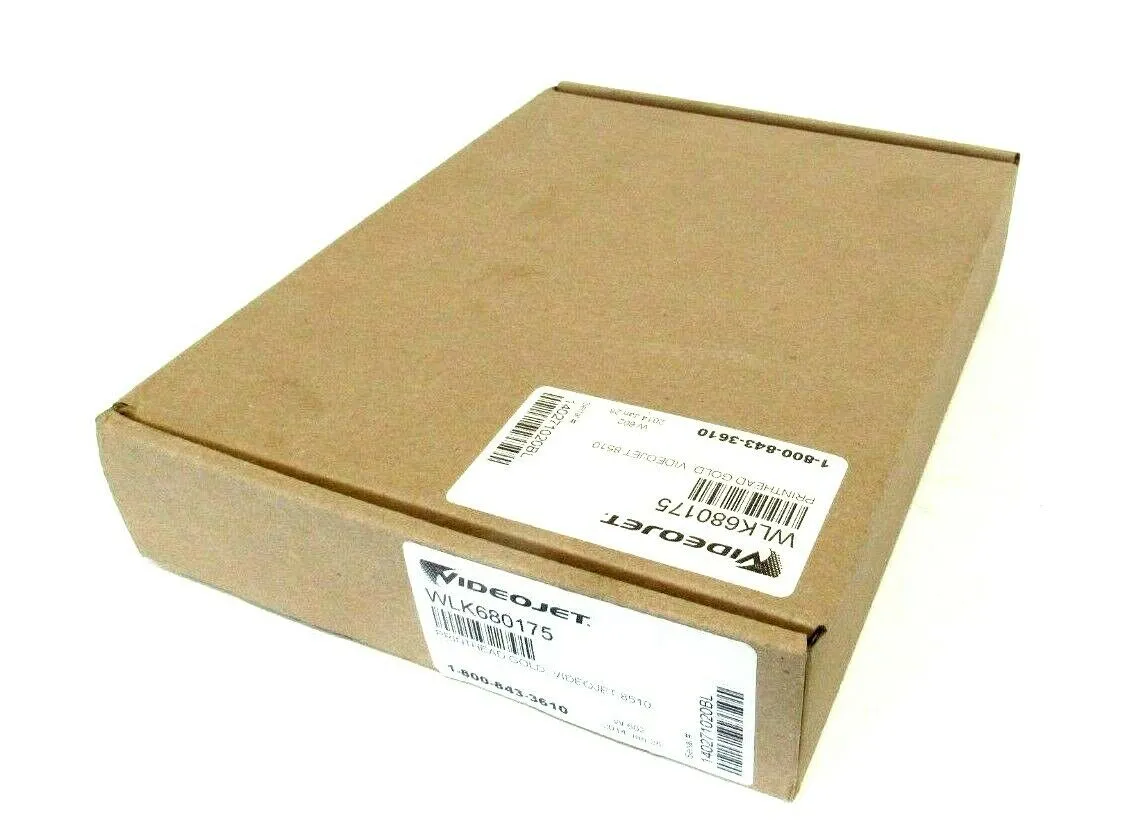 NEW VIDEO JET WLK680175 PRINTHEAD GOLD VIDEOJET 8510