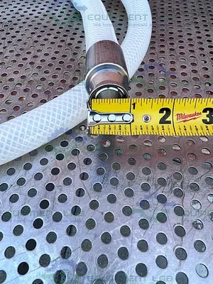 USED SAINT GOBAIN SBP 0750 PURE FIT 96" HOSE W/ 3/4" TO 1 1/2" SANITARY FITTING 90PSI