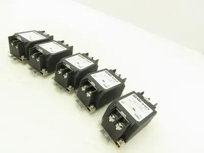 Cosel NAC-10-472-D Noise Filter 250V 10A TV2500VAC 1 MIN 2 Pole Lot of 5