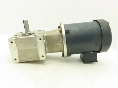 Leeson Cone Drive C4T17FC B03 Gear Motor 1/3Hp 58rpm 230/460V 3PH LH 56C