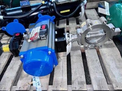 6" ABZ Valves Stainless Steel Butterfly Valve