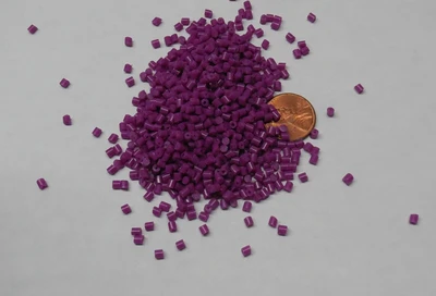 Purple PP Polypropylene Plastic Pellets Resin Material Injection Molding 10 Lbs