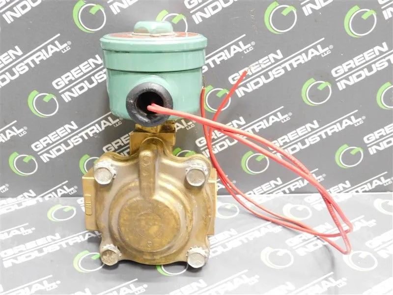 ASCO EF822127 Red Hat Solenoid Valve Used