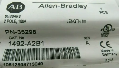 NEW ALLEN BRADLEY 1492-A2B1 BUS BAR SER.A 1492A2B1 1M-LENGTH