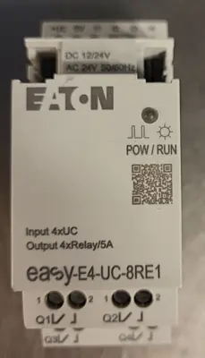 Eaton EASY -E4- UC- 8RE1 PLC Control Module (BIN 3.5.1)