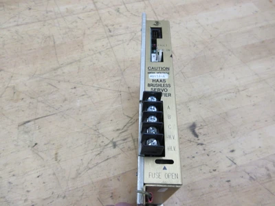 USED 1998 USED HAAS PARTS AND TOOLING BRUSHLESS SERVO AMPLIFIER #4015J-A
