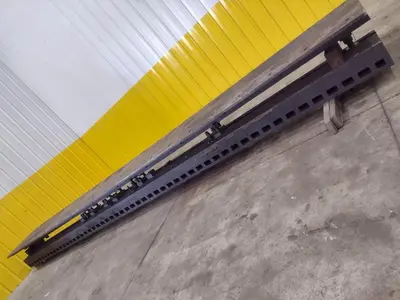 18' LONG T-SLOTTED RAIL DIE PLATE: STOCK #24011