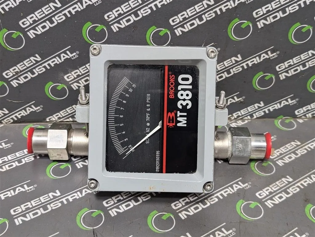 Brooks MT 3810 Armored Metal Tube Flow Meter 3810A12C2RAA1A1 New NIB