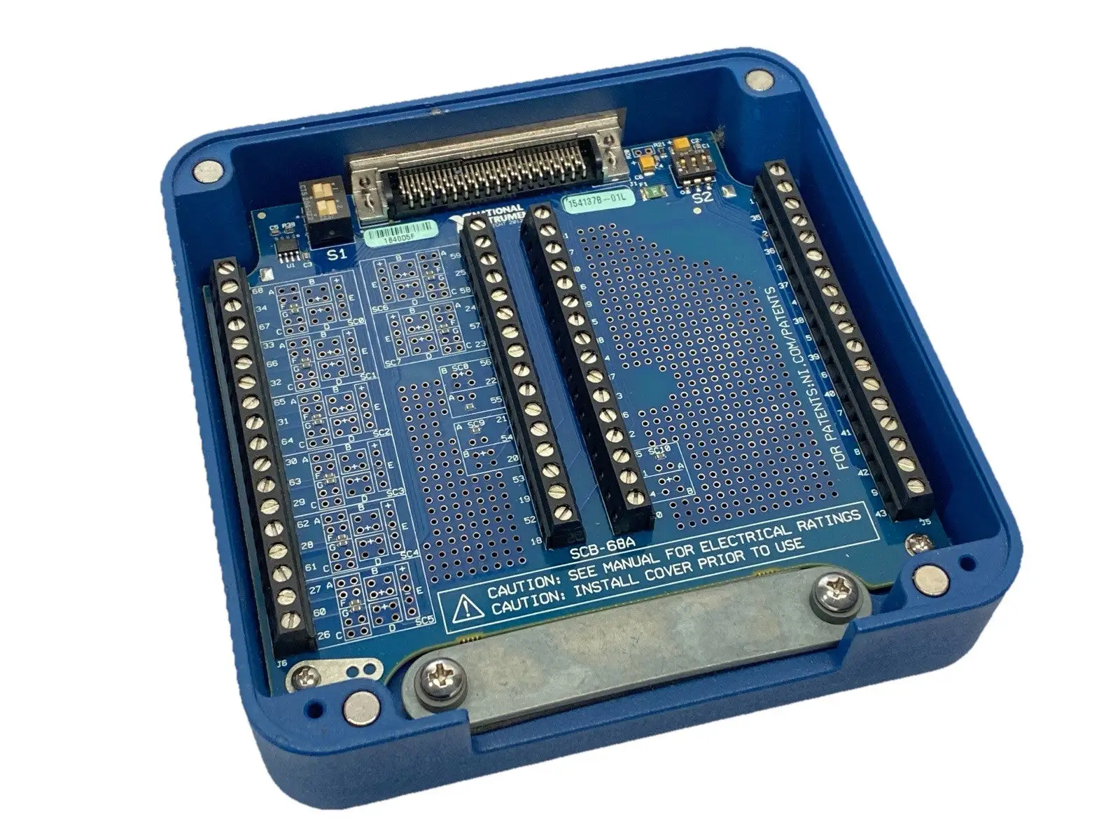 USED NATIONAL INSTRUMENTS SCB-68A SHIELDED I/O CONNECTOR TERMINAL BLOCK