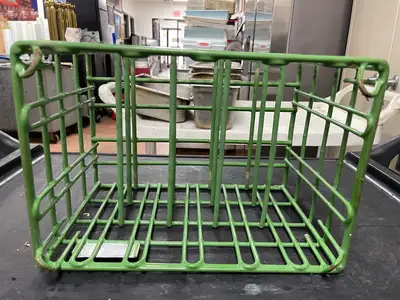 Used Sani Stack Used Sani Stack Coated wire Plate Washing Basket Crate P23 Baskets Illinois US | Falcon Restaurant Supply #1376193