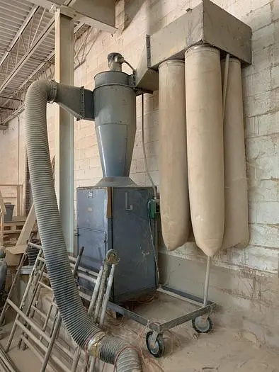 TORIT 20-3, 3 HP COMBINATION CYCLONE AND BAG PORTABLE DUST-COLLECTOR