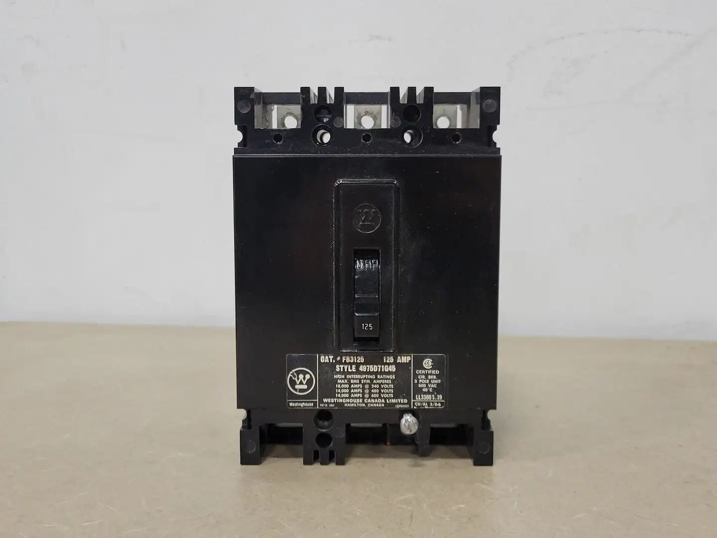 USED WESTINGHOUSE FB3125