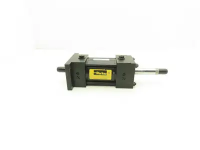 Parker Double Rod Pneumatic Air Cylinder 3.25" Bore 3" Stroke 16" Rod 250psi