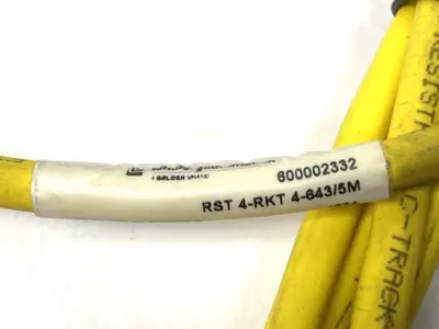 Lumberg Automation RST 4-RKT 4-643/5M Double-Ended M/F Cordset 600002332 - Used
