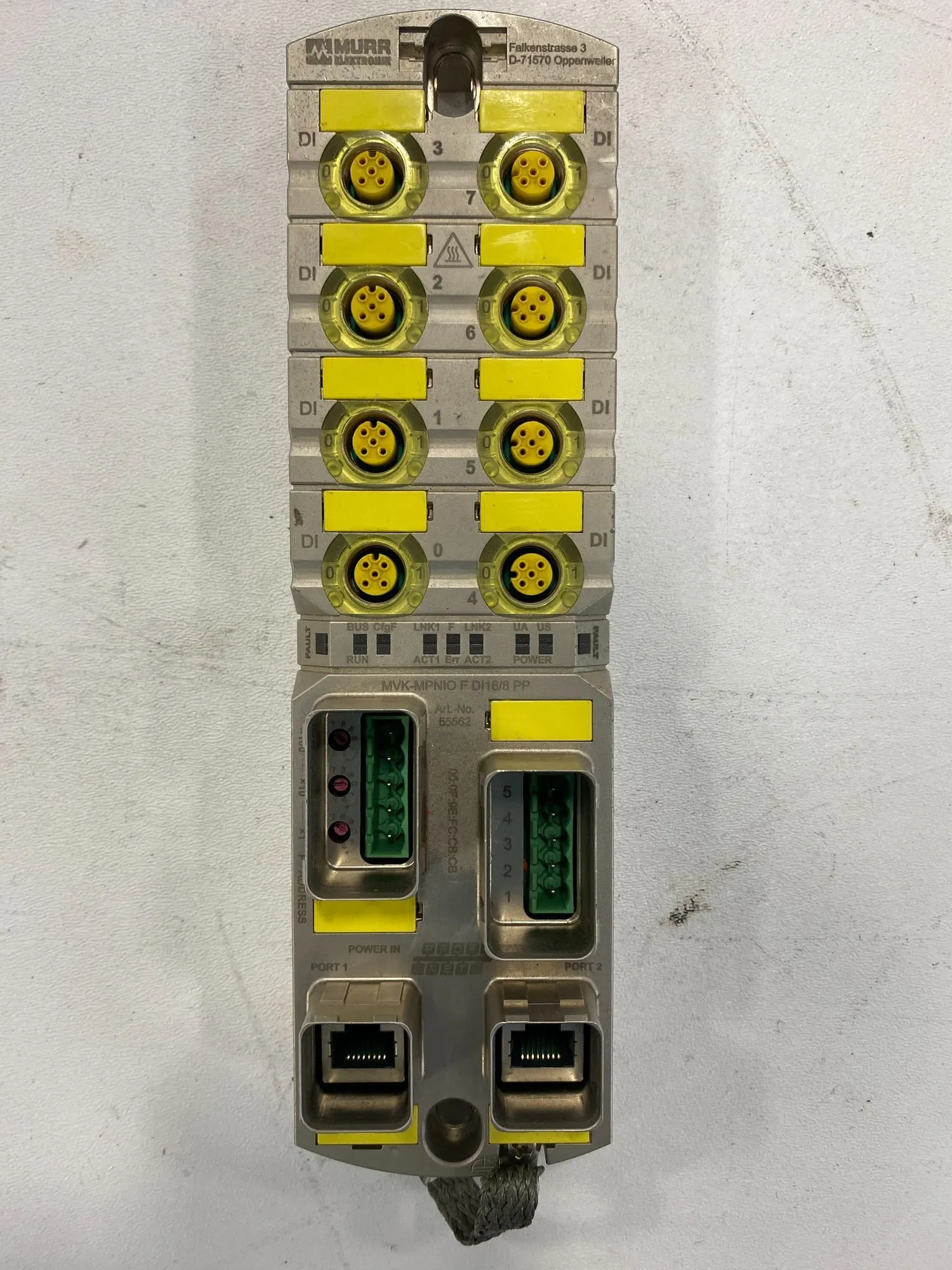 USED MURR ELEKTRONIK MVK-MPNIO F DI16/8 PP