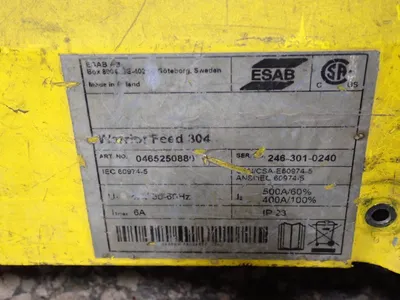 Used ESAB WARRIOR FEED304 Welding Machinery (Other) Ohio US | HGR 24 #1048329
