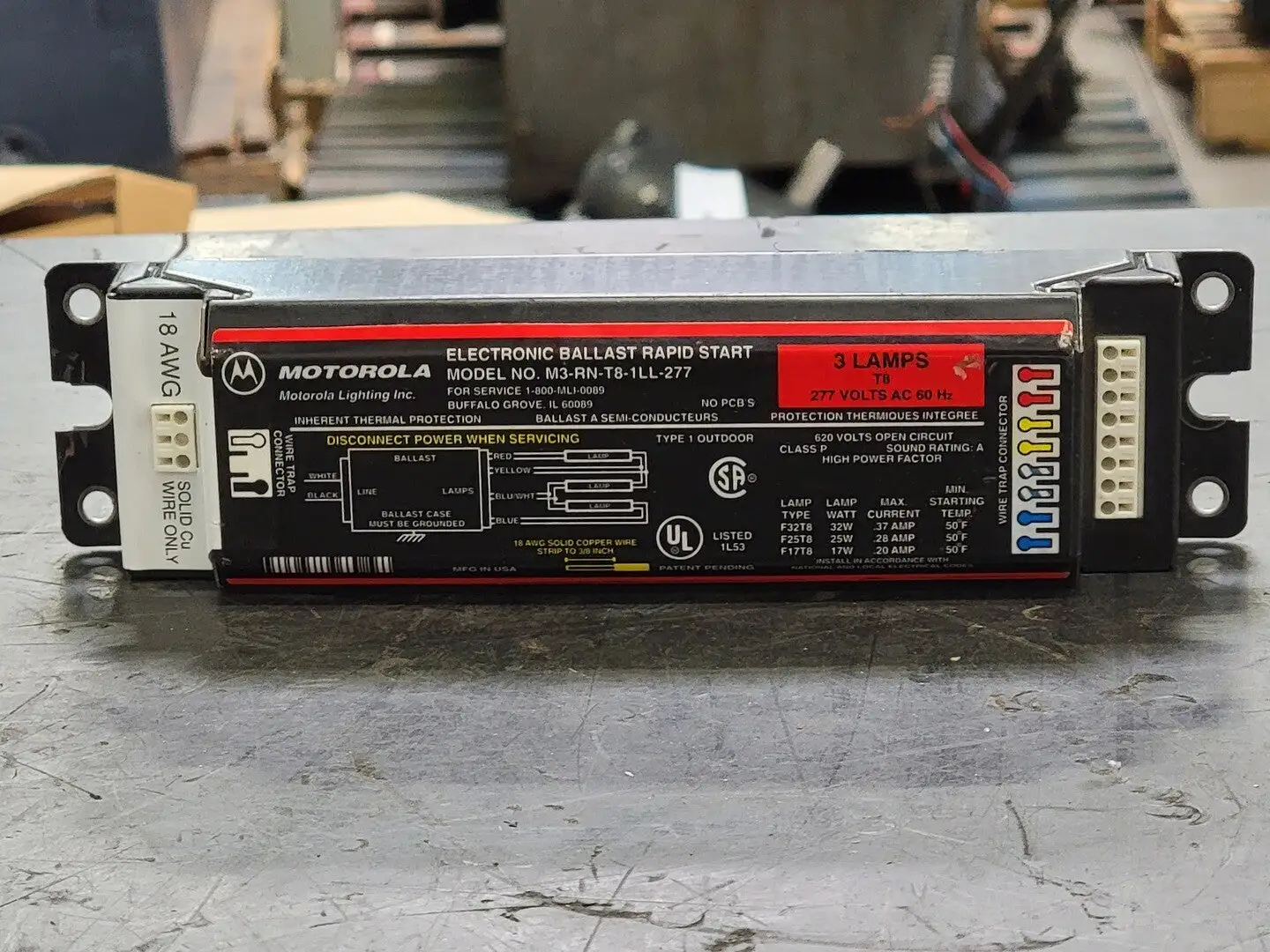 USED MOTOROLA M3-RN-T8-1LL-277