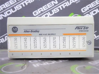 Allen Bradley 1794-0A8/A Flex I/O 120 VAC Output Rev. A01 Used