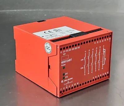 Allen-Bradley MSR124RT Ser A. 440R-G23108 Monitoring Safety Relay. 3B-19