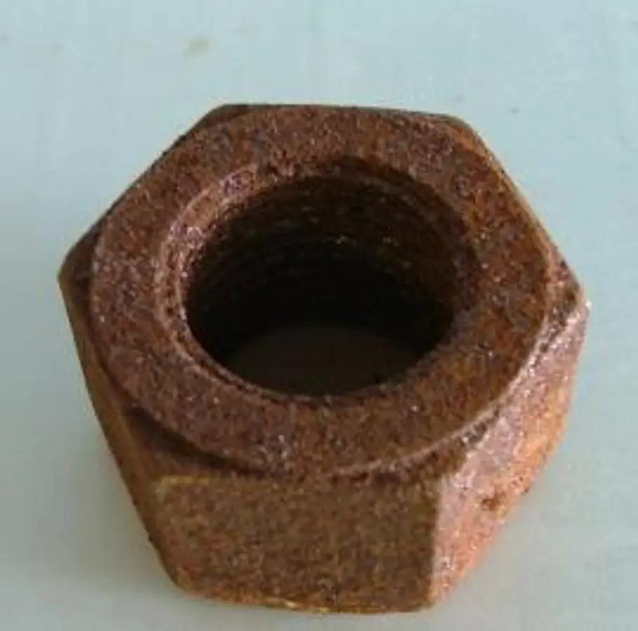QTY. 1. STEEL NUT 2-1/8" O.D. X 1-1/4" I.D....