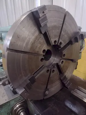 42" X 120" RYAZAN MODEL #1N65 HEAVY DUTY ENGINE LATHE 4.5" HOLE