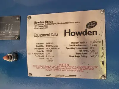 New | in-Stock 2017 HOWDEN 4200VAX2700 Parts (Hydraulics and Pneumatics) British Columbia CA | Lenmark #1426181