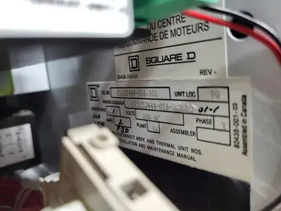 USED SQUARE D MODEL 6