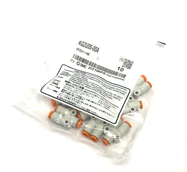 New | in-Stock SMC One-Touch Pneumatic Union Tee Fitting, 3/16" Tube OD, 10-PACK Parts (Hydraulics and Pneumatics) Michigan US | Maverick Industrial Sales #1391001