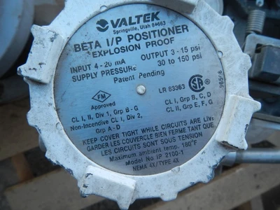 Valtek 4" 150 Class, 316 Stainless Vee - Ball Valve