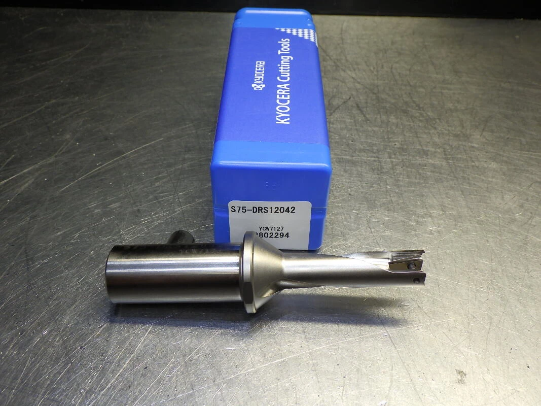 Kyocera .472" Coolant Thru Indexable Core Drill 3/4" Shank S75-DRS12042 (LOC3335)