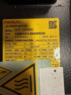 Used 2017 FANUC A06B-0243-B605 Servo Motors Michigan US | Aucto #1307390