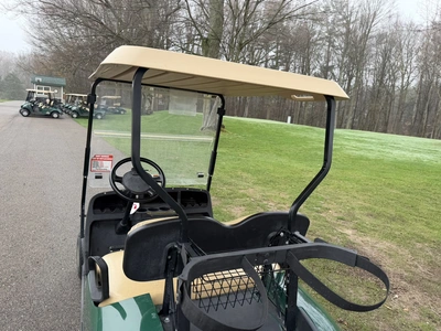 (1) 2014 E-Z-Go golf cart with a Kawasaki gas engine, does not include Club canopy, ball carrier, fo...