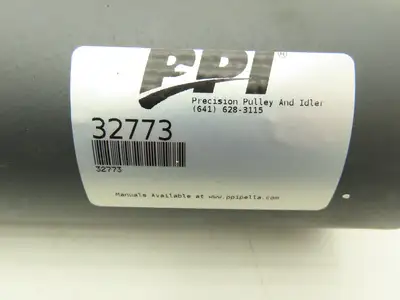Precision Pully & Idler 32773 4"x 27" Return Idler Conveyor Pulley Bracket Mount