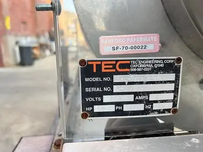USED TEC ENGINEERING CORP DRUM SEP SCREEN