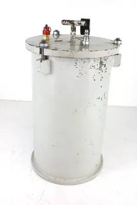 Custom Made Pressurized Glue Pot Approximately 2 Gallon 14" Tall 8" Diameter