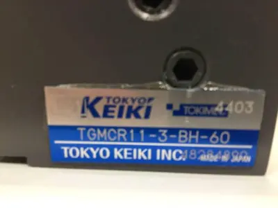 USED TOKYO KEIKI TGMCR11-3-BH-60