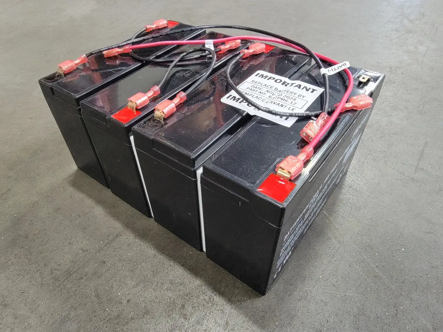USED STANDARD BATPM6-12