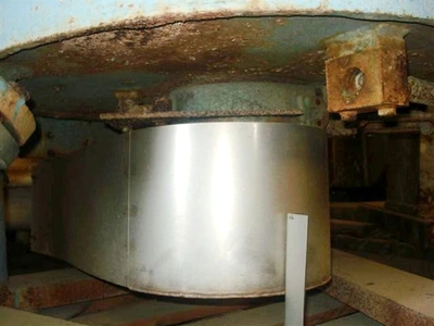 Tolhurst 26 X 12 perforate basket centrifuge, 316SS.